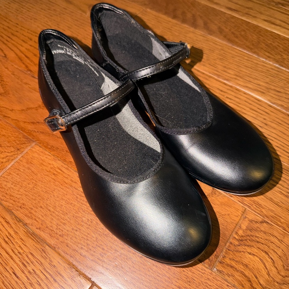 Classic Black Kids Tap Shoes